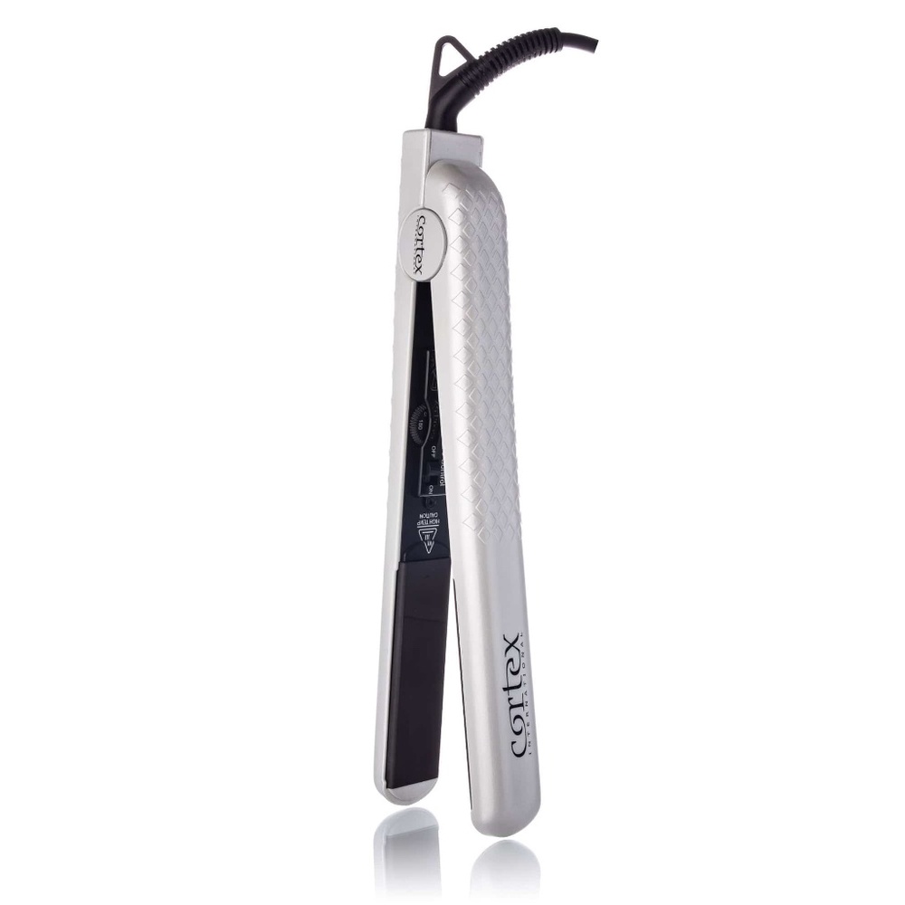 iridescent white Cortex ceramic hair straightener